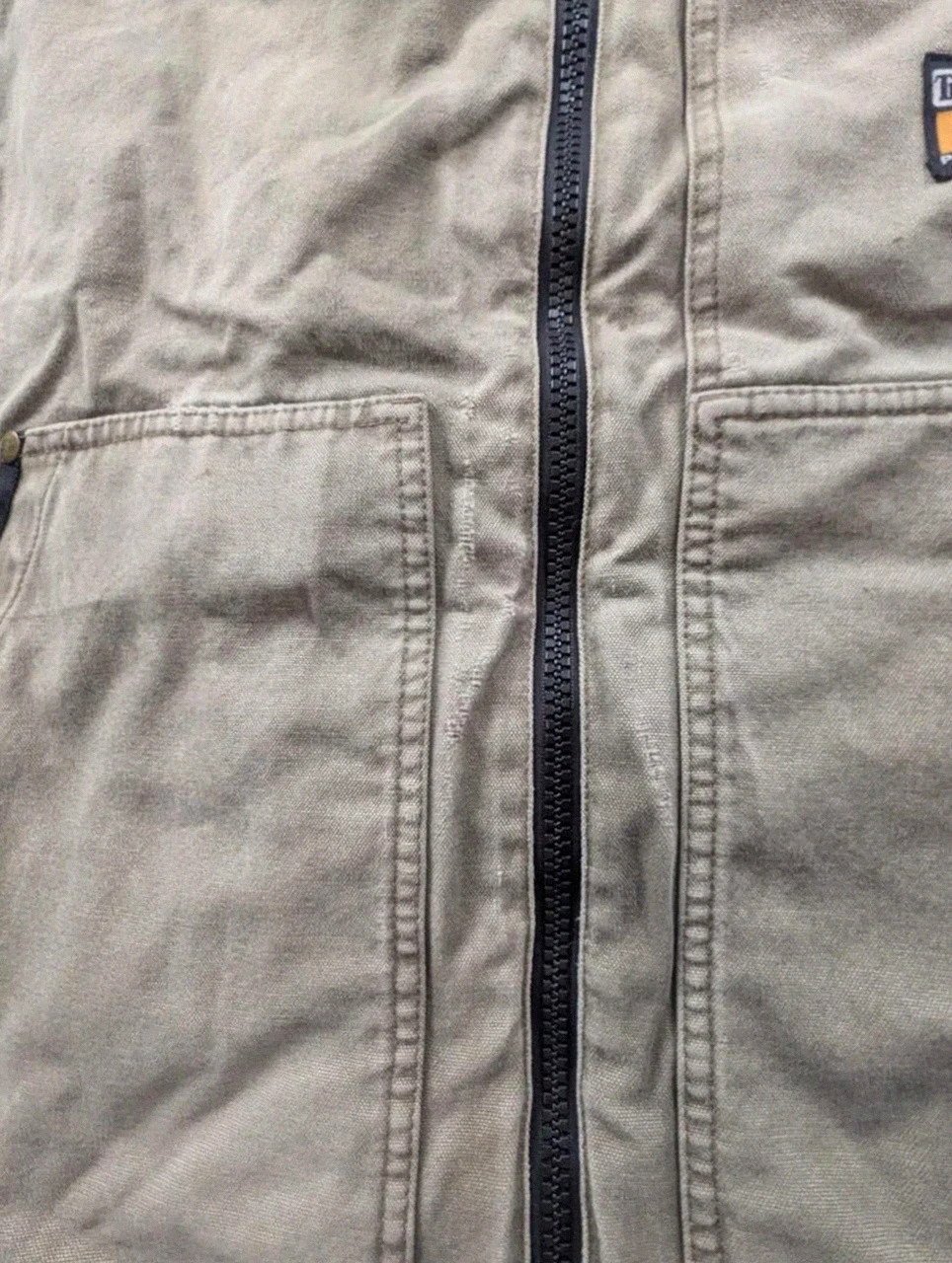 Timberland PRO Series gilet workwear canvas vintage 2009 XL patiné – Timberland – taille XXXL 3