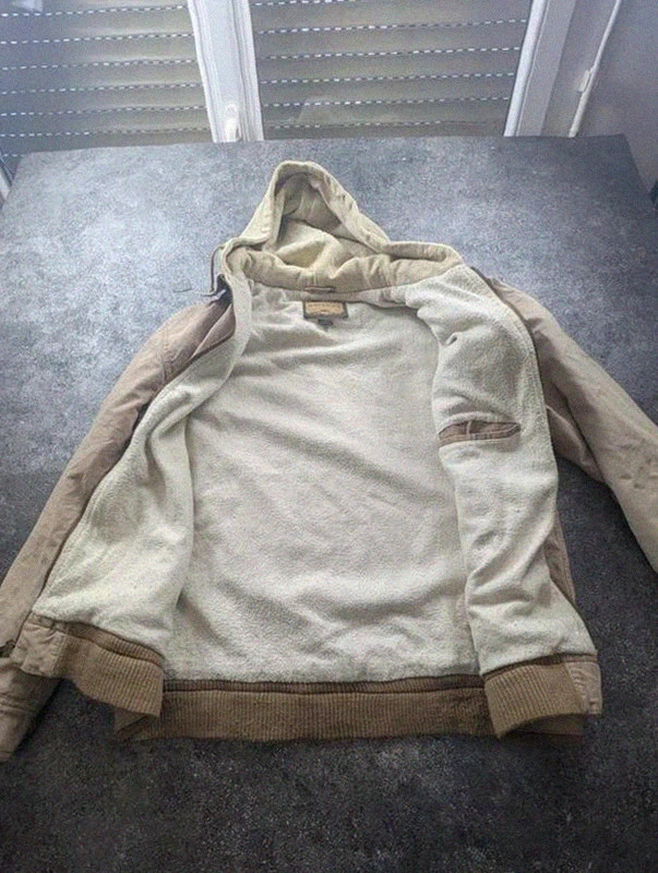 Veste Arizona Jean Company LT Workwear Vintage – Hooded Worker Jacket doublée polaire – WORKWEAR – taille L 4