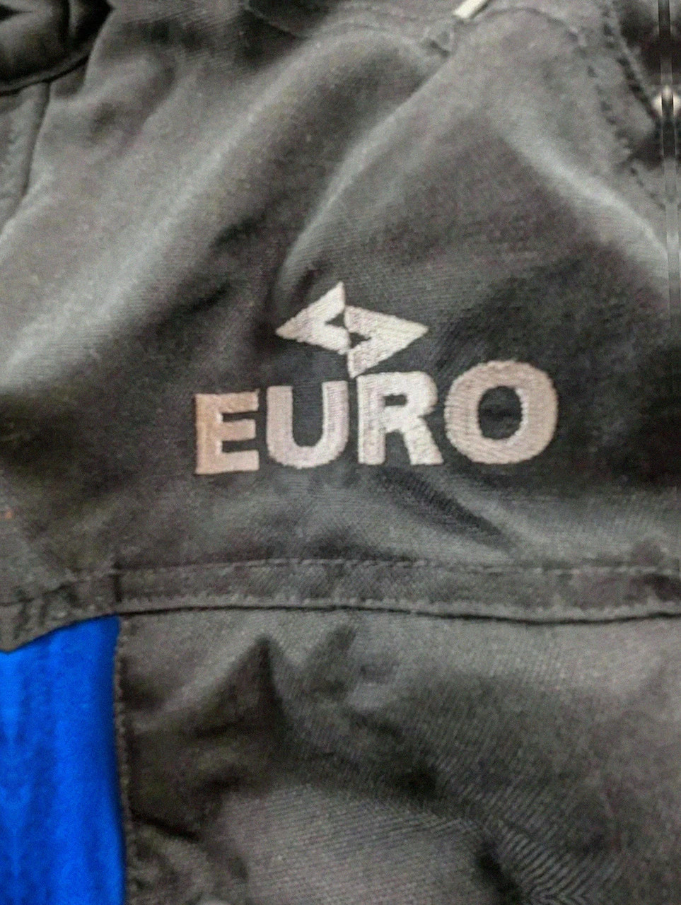 Veste moto eurostyle vintage coques protections teflon touring biker bleu noir taille M – Euro Style – taille M 3