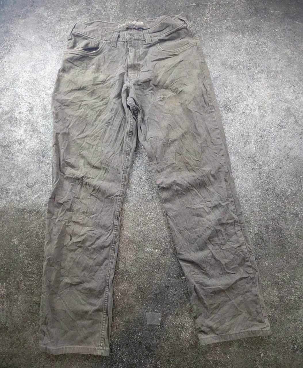 Carhartt Carpenter Workwear Gris Faded Relaxed Fit W32 L32 Pantalon Cargo Utility Homme M – Carhartt – taille M 3