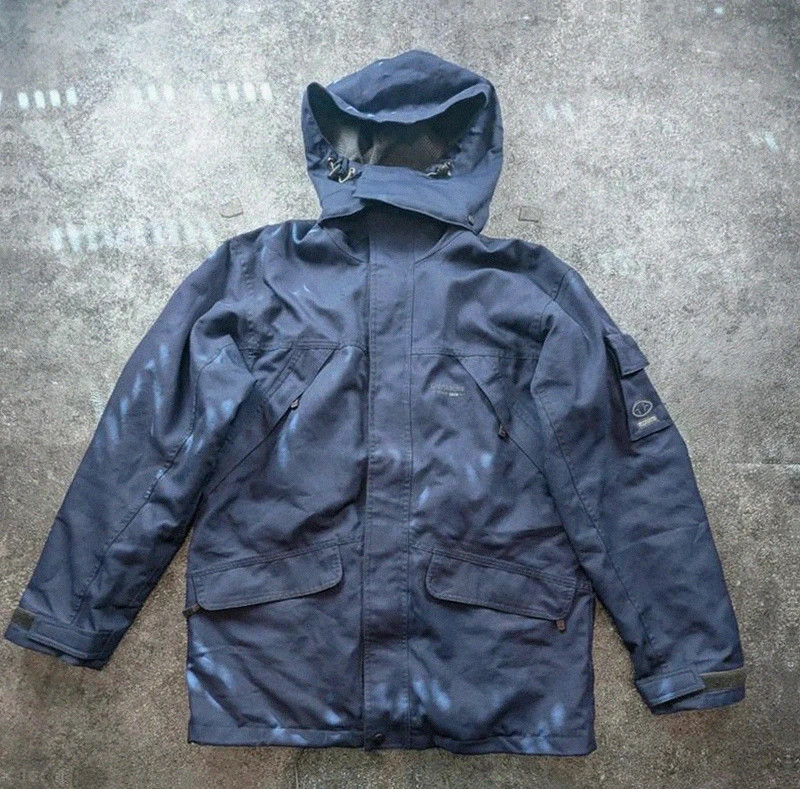 Veste vintage Didriksons Since 1913 S – Outdoor technique Y2K Gorpcore bleu marine – Didriksons – taille S 2