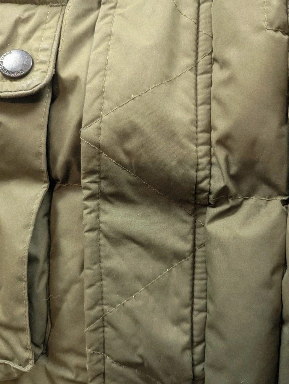 Criminal Damage London Parka Doudoune Kaki Fourrure Streetwear Utility Y2K S – Criminal Damage – taille S 5