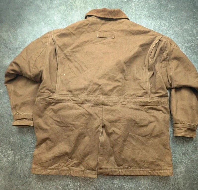 Five Brother Field Jacket Chore Coat Workwear 2XL marron col velours doublée vintage – WORKWEAR – taille XXL 5