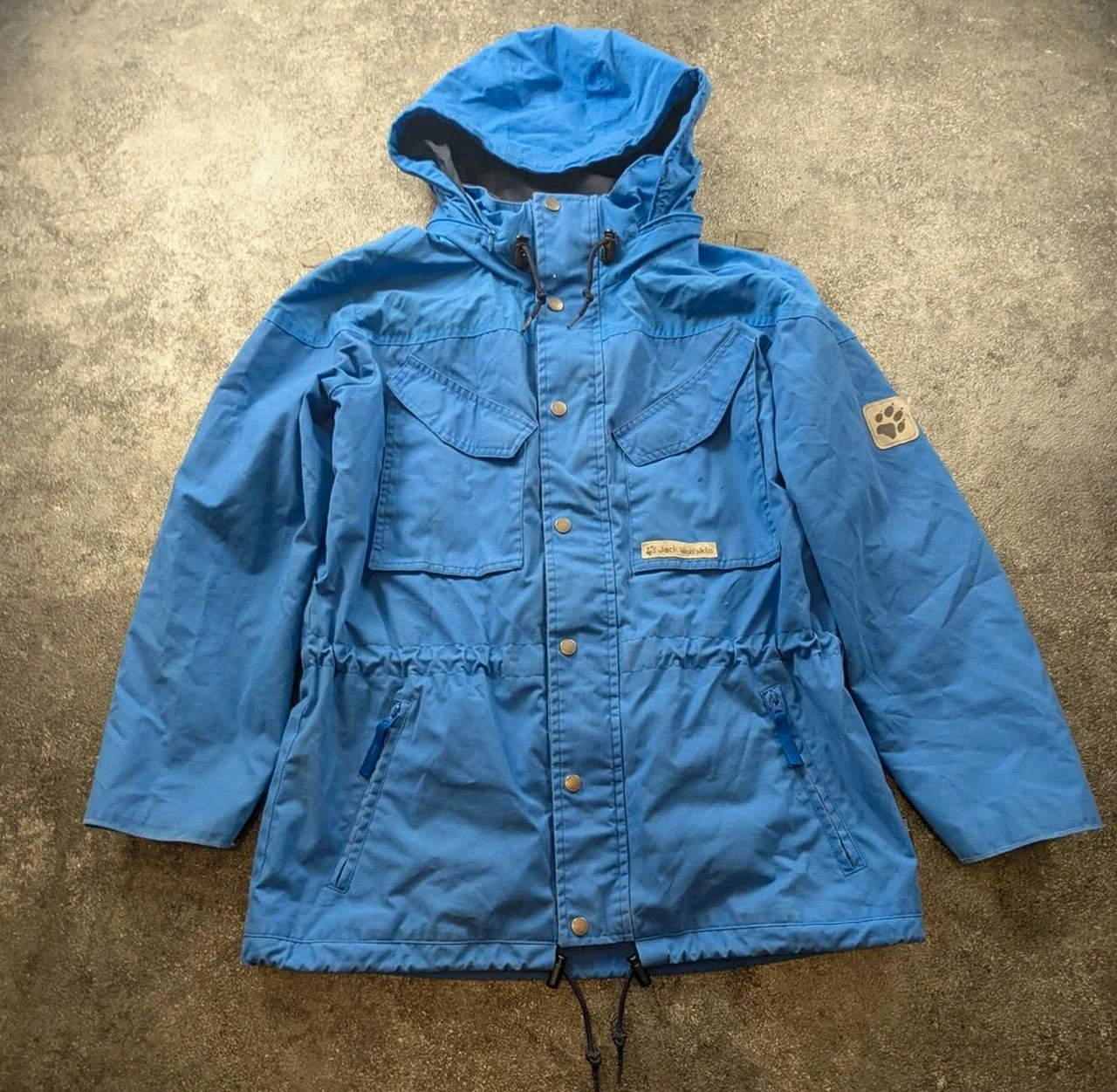 Jack Wolfskin Function 65 veste parka outdoor vintage bleu S – Gorpcore Hiking 90s – Jack Wolfskin – taille S 2
