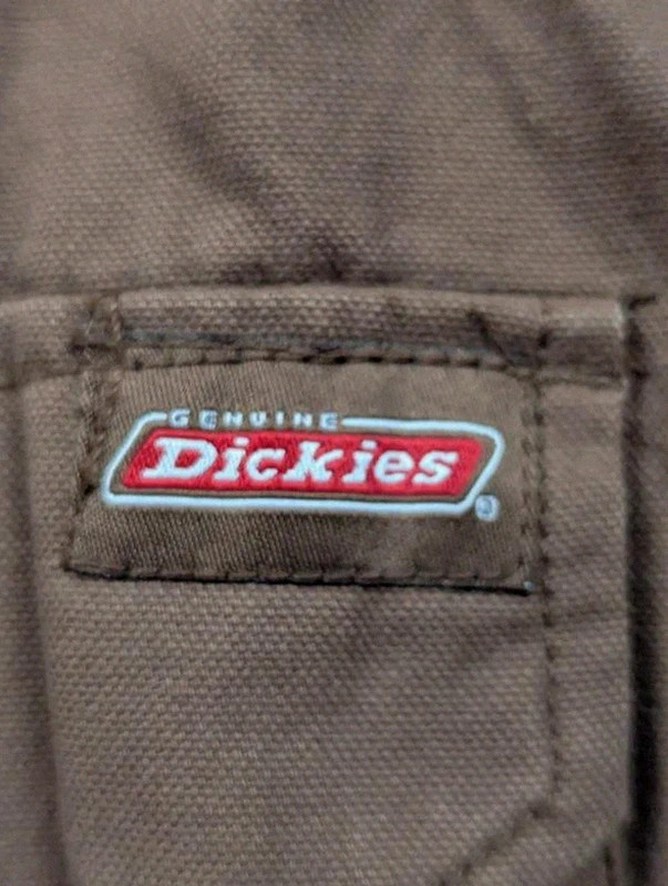Dickies veste workwear vintage marron canvas doublée capuche XXL oversize – Dickies – taille XXL 4
