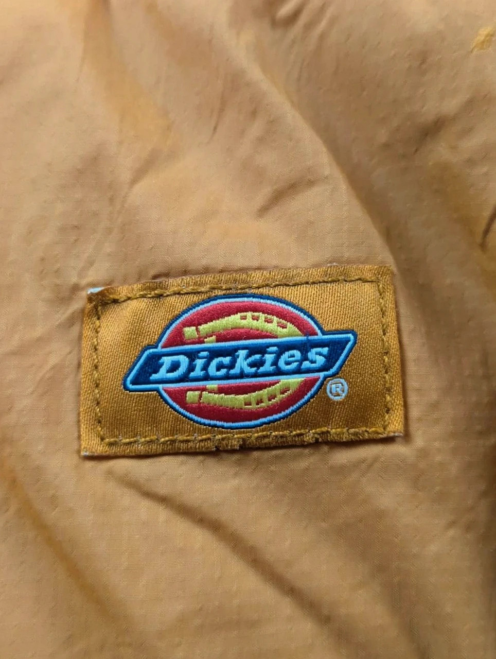 Dickies Doudoune Matelassée Homme Coloris Camel / Ocre Taille S (convient plutôt à un L) – Dickies – taille S 4