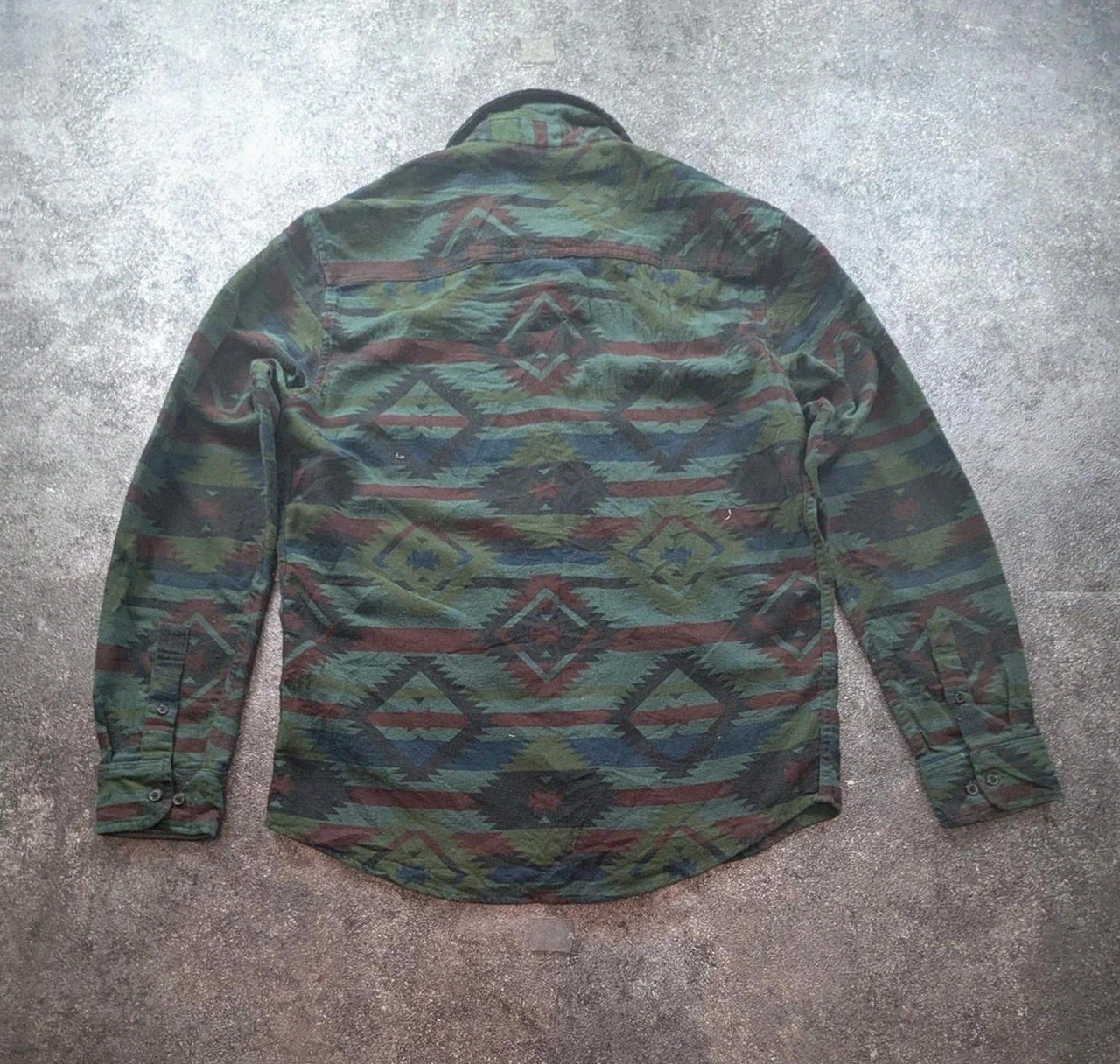 Chemise Homme Mbx Premium Goods Aztec Southwestern Western Outdoor – L – Vintage Dressing – taille L 3