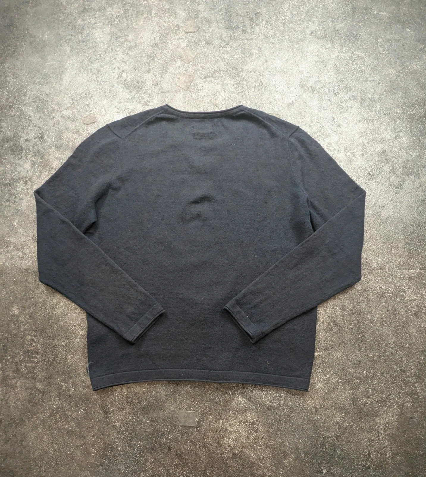 Harris Wilson Rica – Pull col tunisien Henley coton laine bleu marine L – Casual chic – Harris Wilson – taille L 5