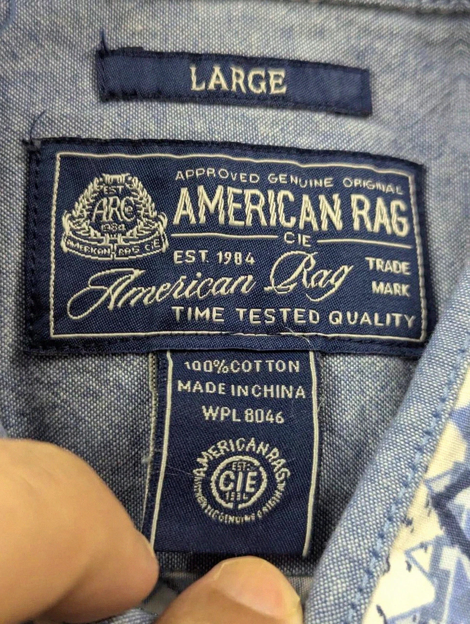 Chemise Western Aztec American Rag Cie Homme L 100% Coton Vintage – American Rag – taille L 4