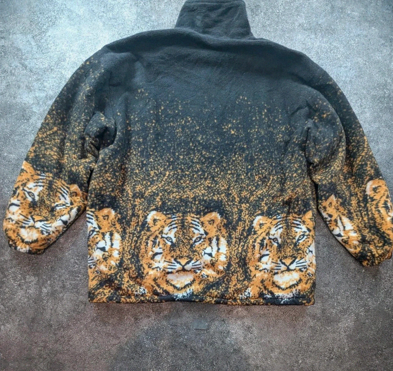 Polaire Épaisse Vintage Zippée Tigre Xxl Fleece Sherpa Animal Print 90s Y2K – Vintage Dressing – taille XXL 3