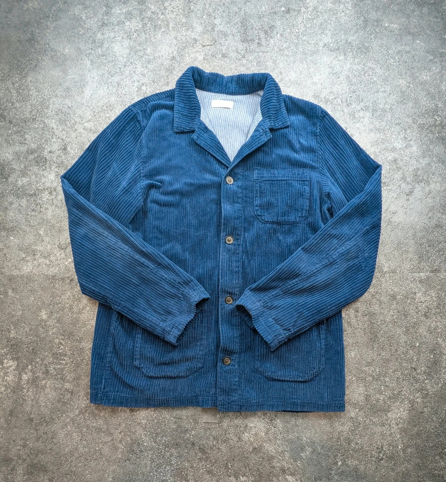 Harris Wilson Turin – Veste Chore Jacket velours côtelé bleu L – Y2K 2000s Heritage – Harris Wilson – taille L 2