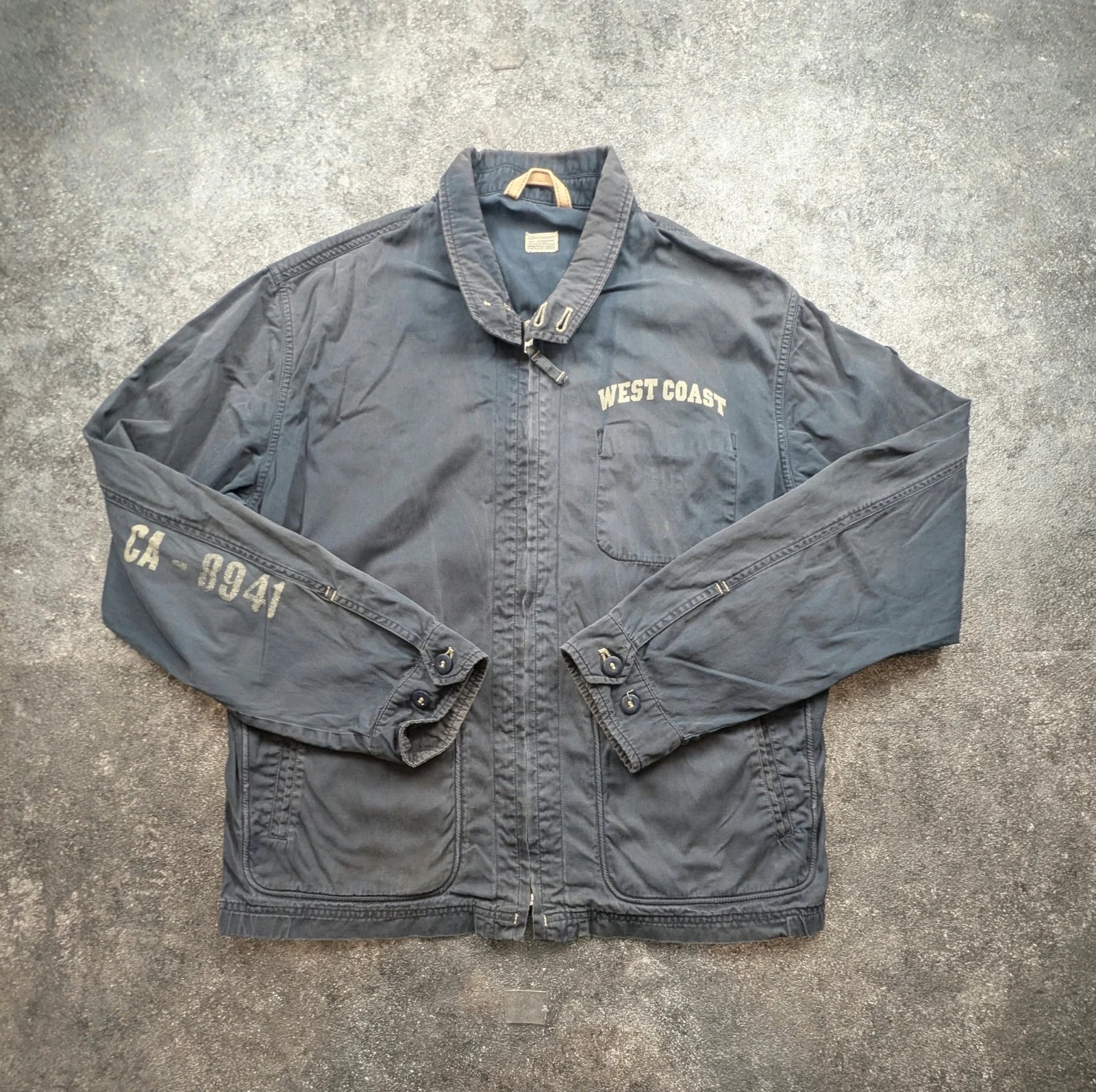 Bellerose – Veste Faded gris anthracite XL/XXL Vintage Prison Style Utility Y2K – Bellerose – taille XXL 2