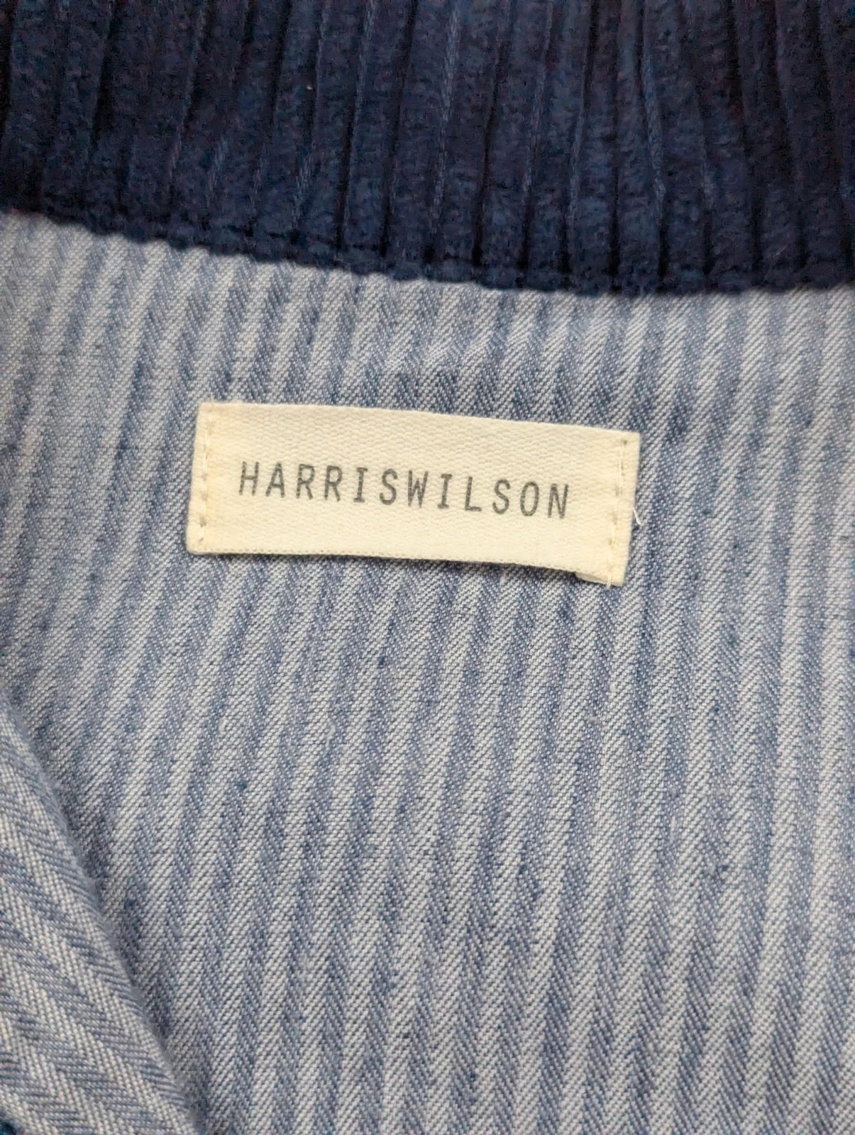 Harris Wilson Turin – Veste Chore Jacket velours côtelé bleu L – Y2K 2000s Heritage – Harris Wilson – taille L 4