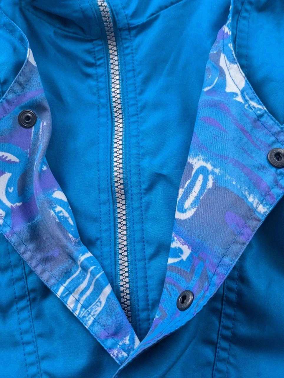 Ensemble ski vintage Montval 80s/90s veste + pantalon rétro bleu violet – Vintage Dressing – taille Taille unique 5