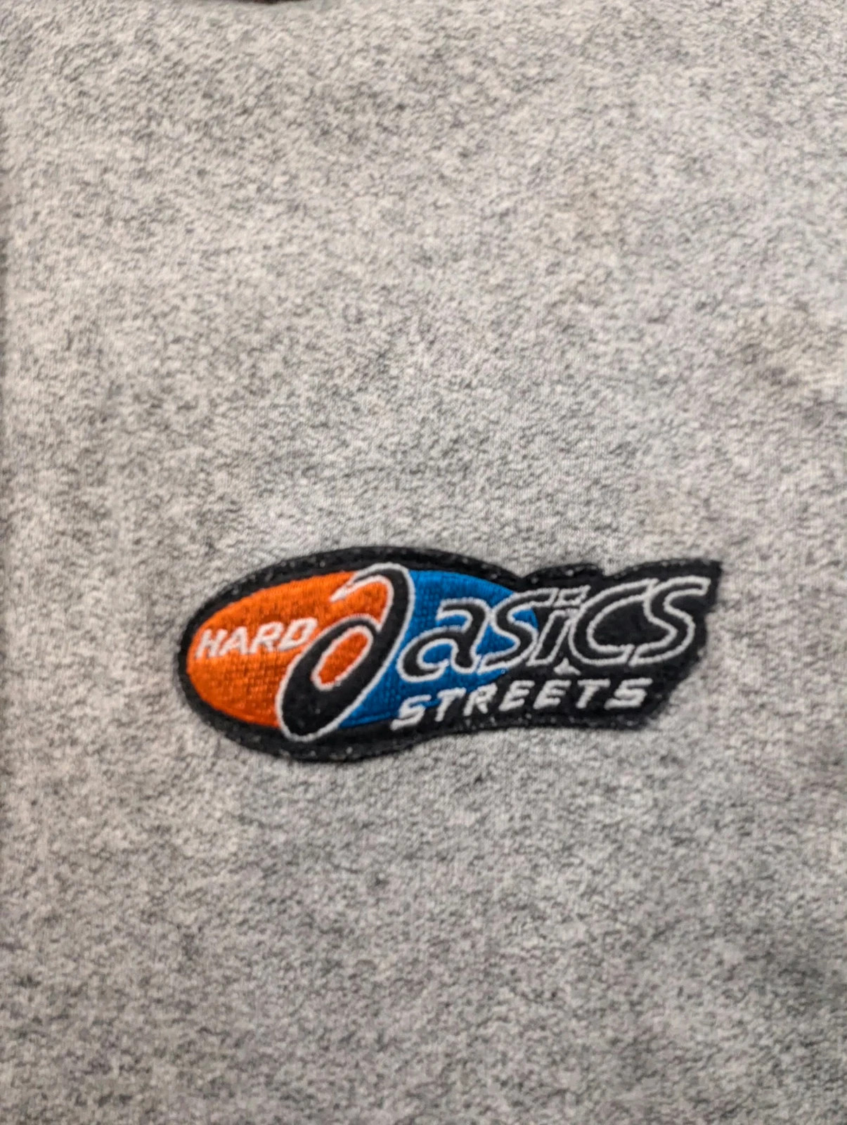 ASICS Streets – Veste sweat Japan Style Y2K 2000s rétro sportswear gris noir orange – S – Asics – taille S 3