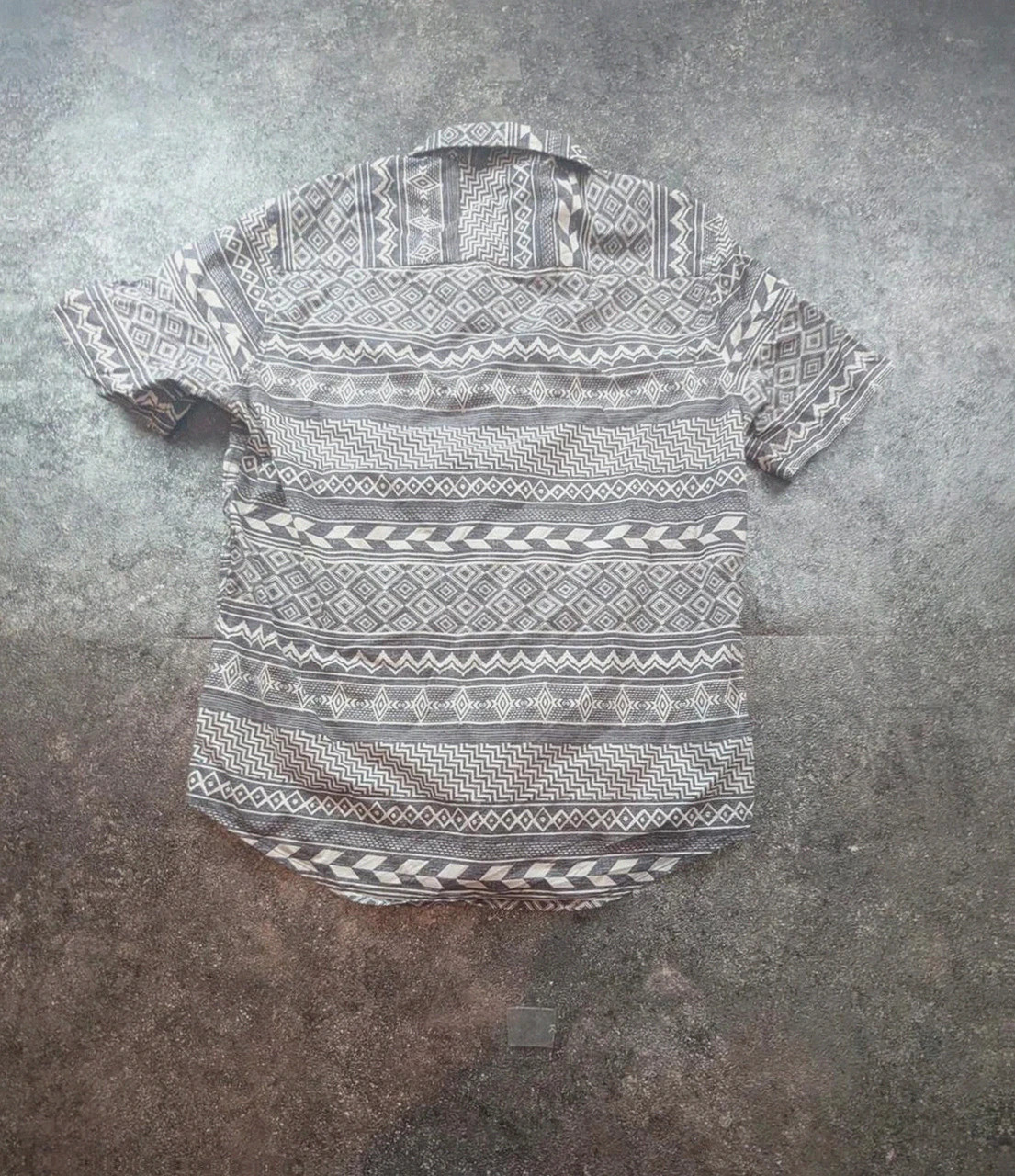 Chemise Homme No Boundaries Aztèque Tribal Ethnique Vintage Festival Coton Stretch Taille S – Vintage Dressing – taille S 3