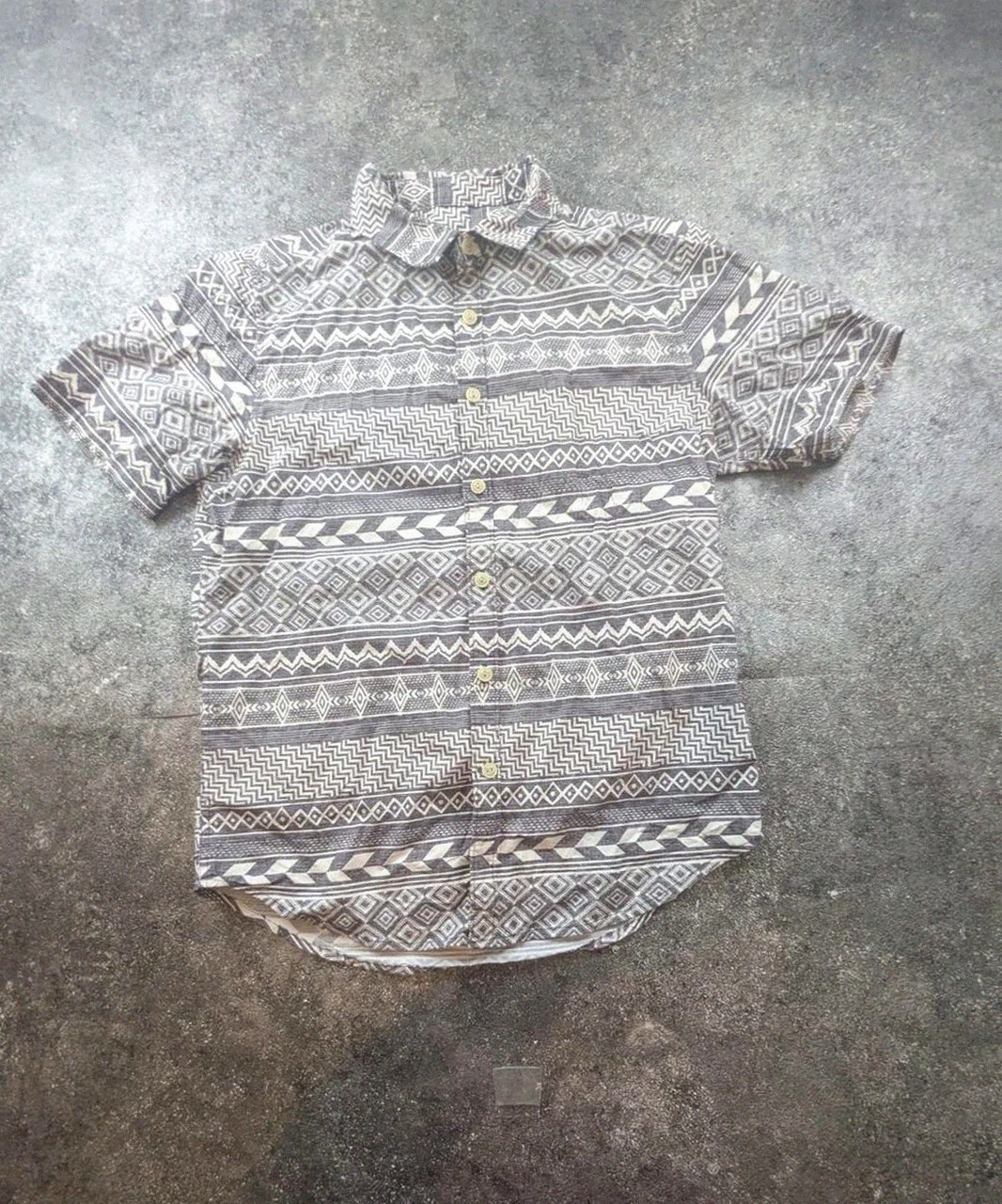Chemise Homme No Boundaries Aztèque Tribal Ethnique Vintage Festival Coton Stretch Taille S – Vintage Dressing – taille S 2
