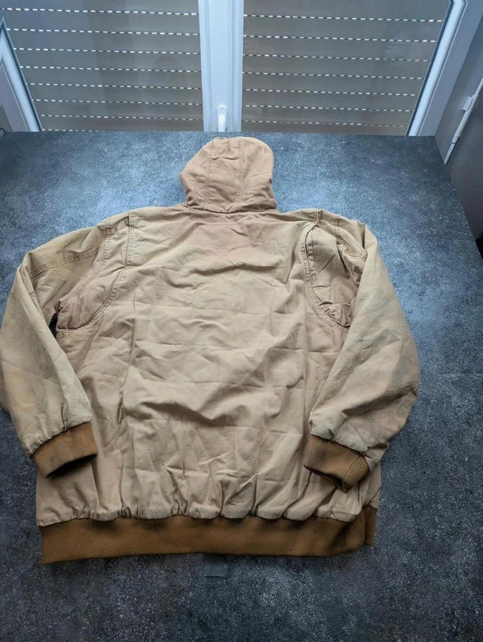 Brazos Work Force Active Jacket 2XL XL oversize Workwear Canvas beige vintage – WORKWEAR – taille XXL 4