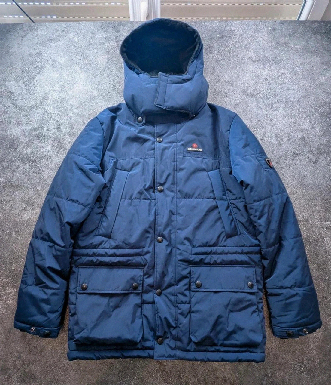 Parka Höhenhorn Mangard homme S bleu marine – veste hiver chaude fourrée outdoor – hohenhorn – taille S 2