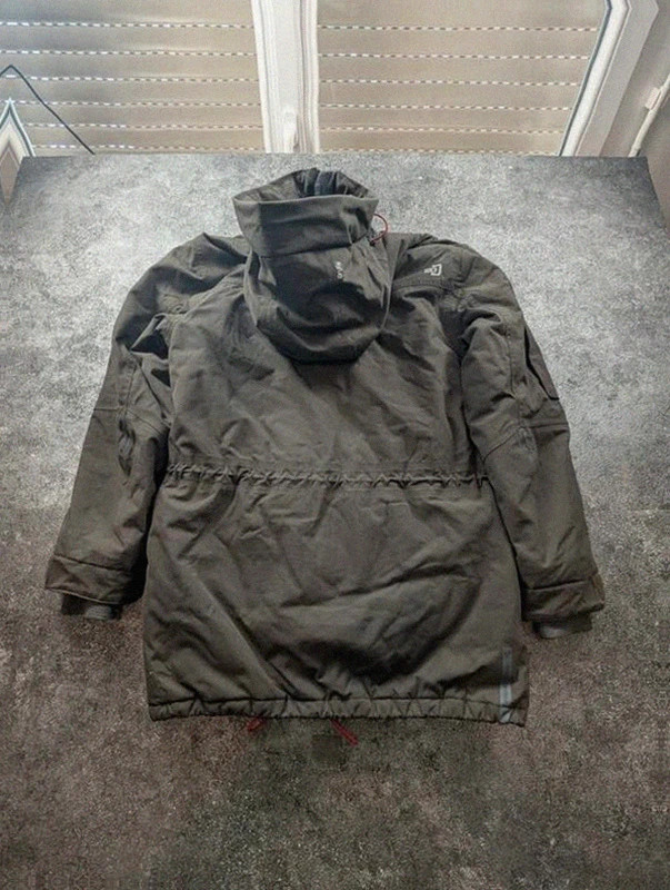Parka Didriksons 1913 Dry5 S/M – veste technique outdoor grise à capuche – Didriksons – taille S 5