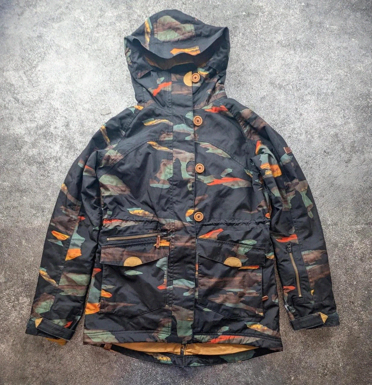Dc Shoes parka snowboard 15K Waterproof camo 2014 taille M – veste ski technique retro – DC Shoes – taille M 2