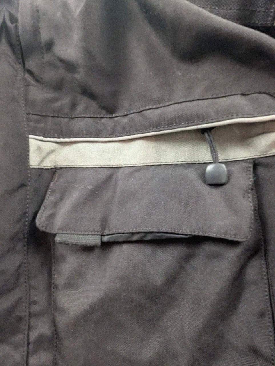 Veste moto textile touring renforcée noir/gris protections intégrées taille L – Vintage Dressing – taille L 3