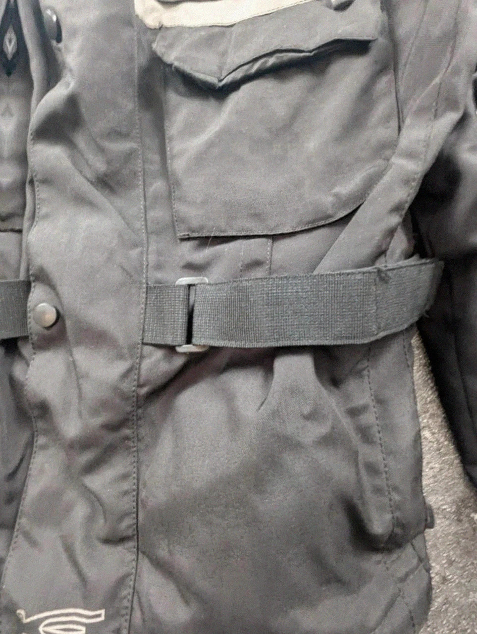 Veste moto textile touring renforcée noir/gris protections intégrées taille L – Vintage Dressing – taille L 5