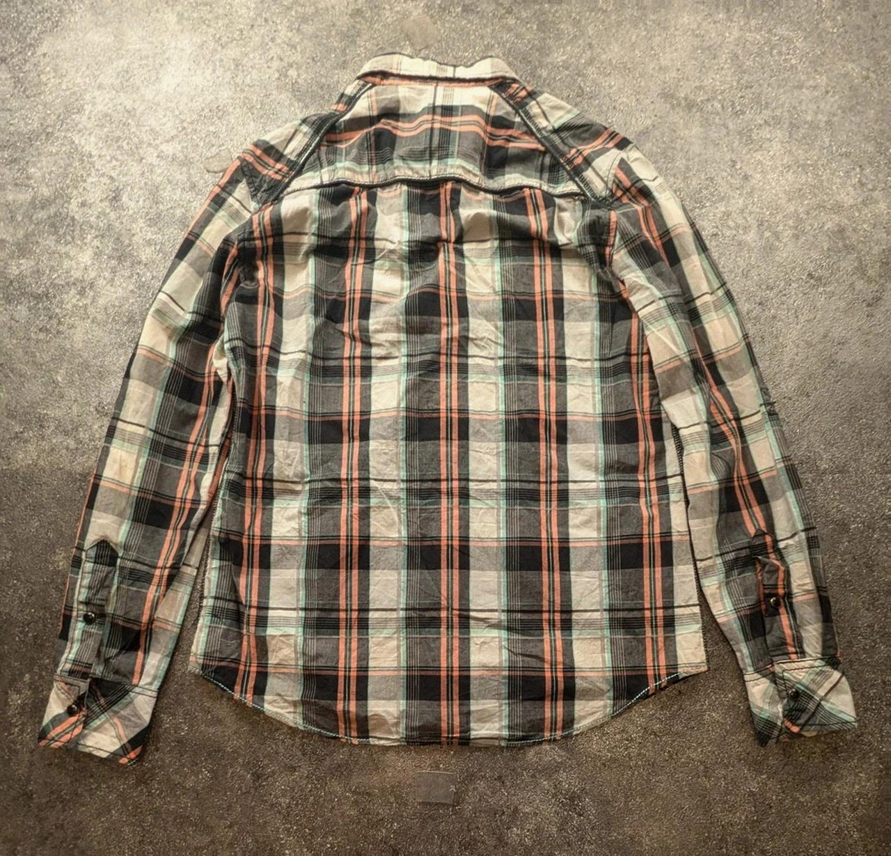 Chemise à carreaux Bke Athletic Fit multicolore western Americana S – BKE – taille S 3