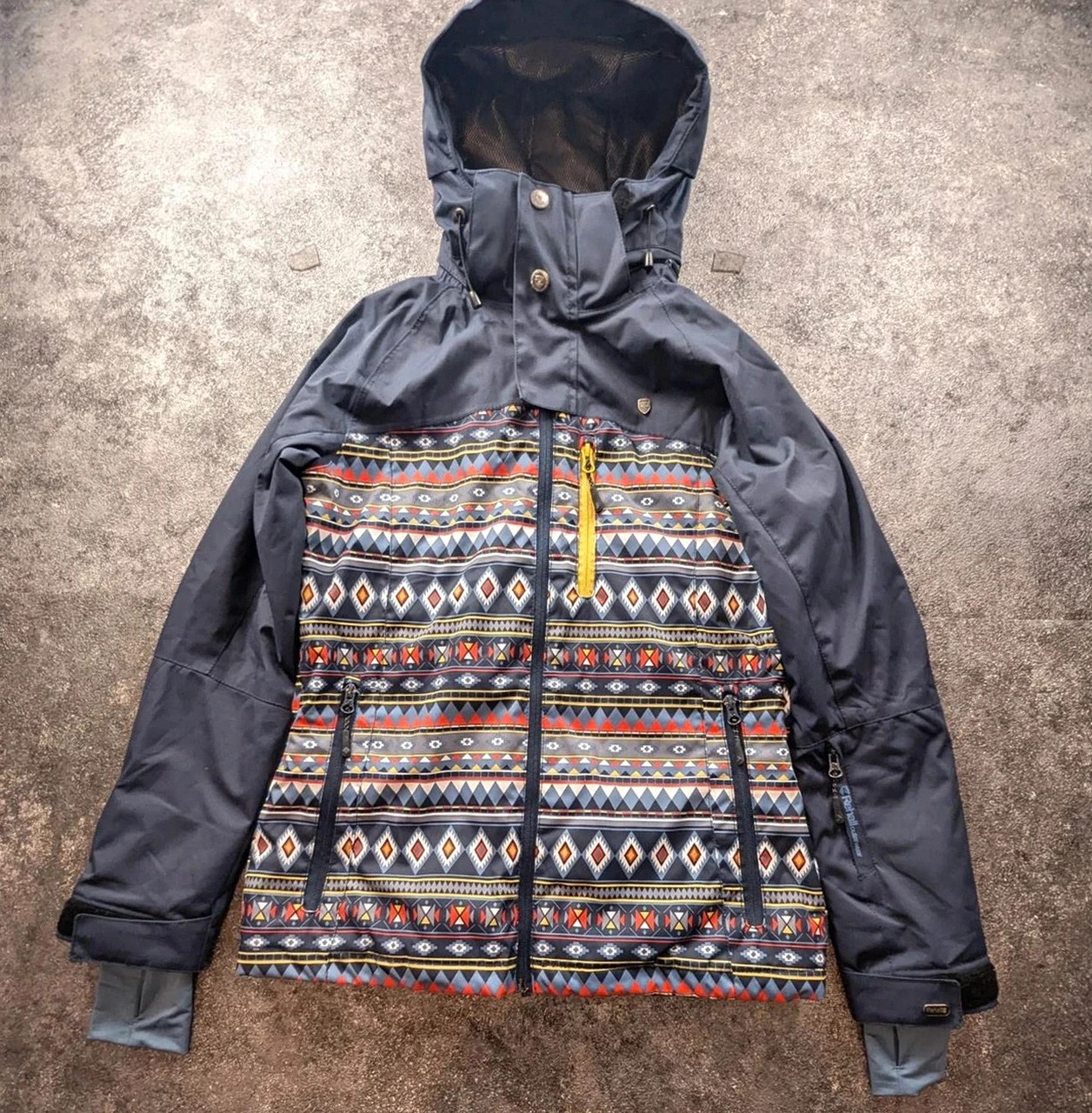 Rehall Reh-tec 10K veste technique outdoor montagne randonnée ski gorpcore M crazy pattern – Rehall – taille M / 38 / 10 2