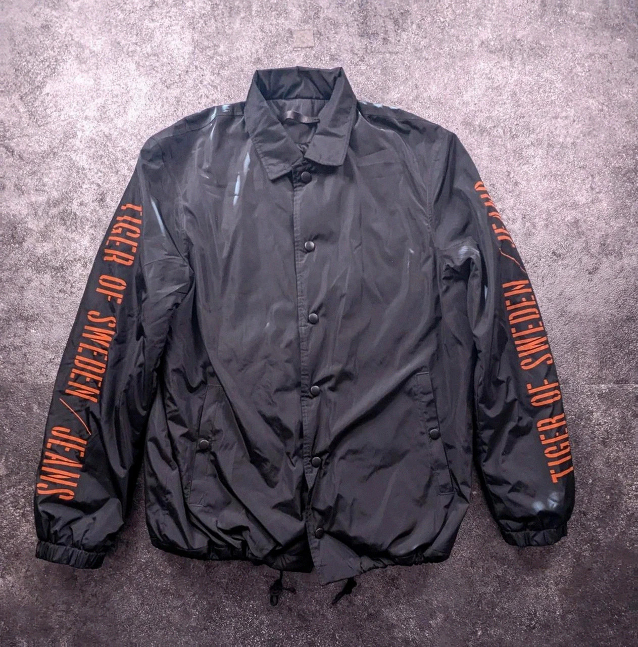 Jeans Coach Jacket Tiger of Sweden Bench noire matelassée Streetwear L – Tiger of Sweden – taille L 2
