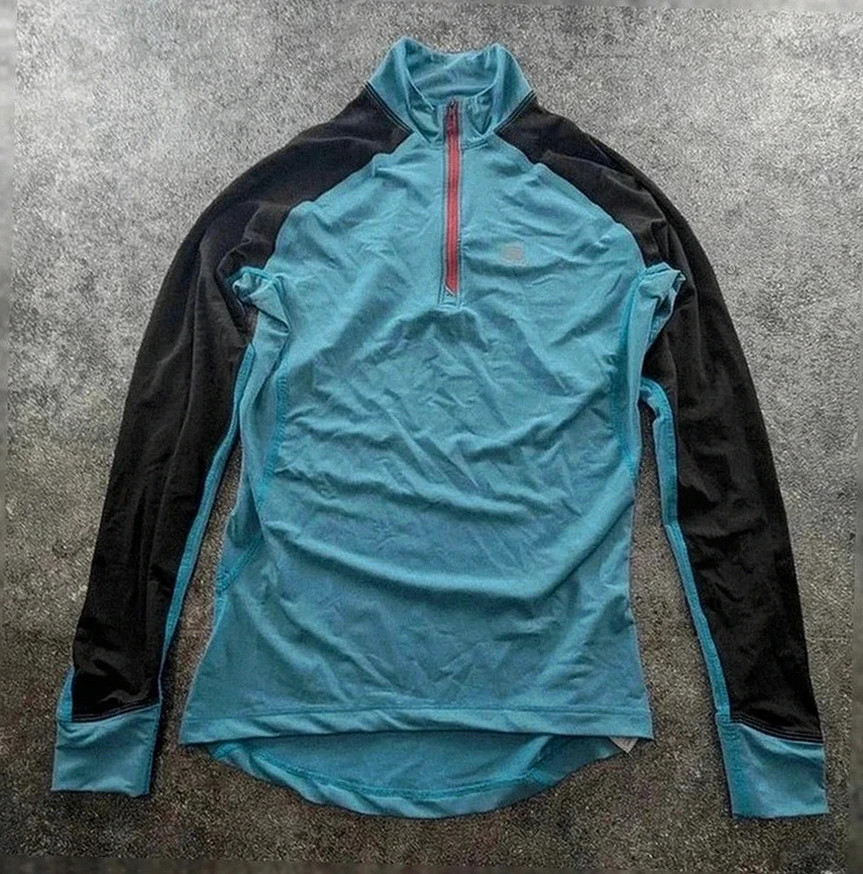 Haut Salomon ActiLite bleu running training technique taille S outdoor gorpcore unisexe