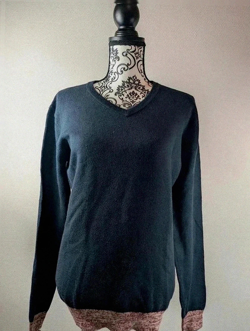 Bellerose col V fin et doux – taille S (convient XS/S)