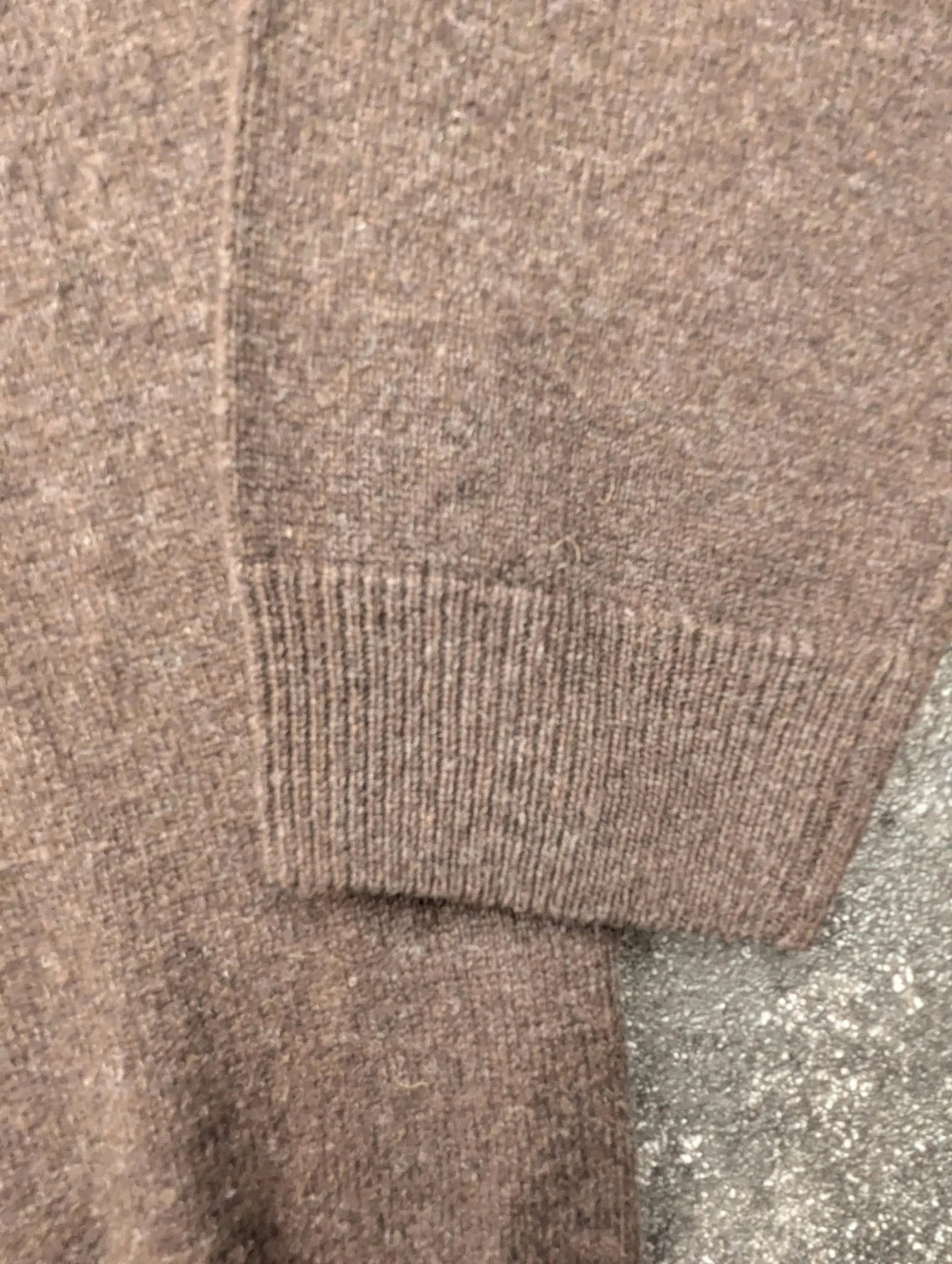 Pull Morley 100 % laine d'agneau Lambswool Woolmark – Marron taupe – Col rond – L – Morley – taille L 5