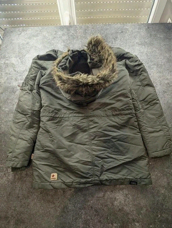 Khujo Patrick II parka vintage kaki militaire utility workwear taille M – khujo – taille M 3