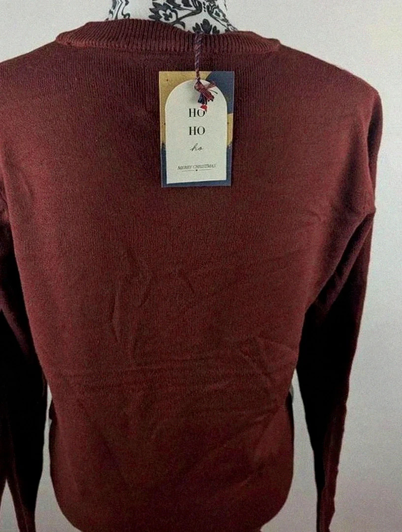 Pull humoristique de Noël Père Noël neuf Seasons Greetings S🎅 – Seasons Greetings – taille S / 36 / 8 5