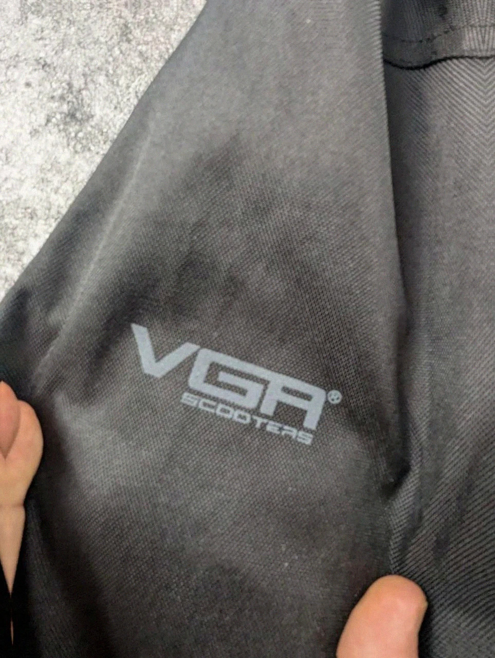 Veste moto Vga Scooters textile noir bandes réfléchissantes taille L – vga scooter – taille L 5