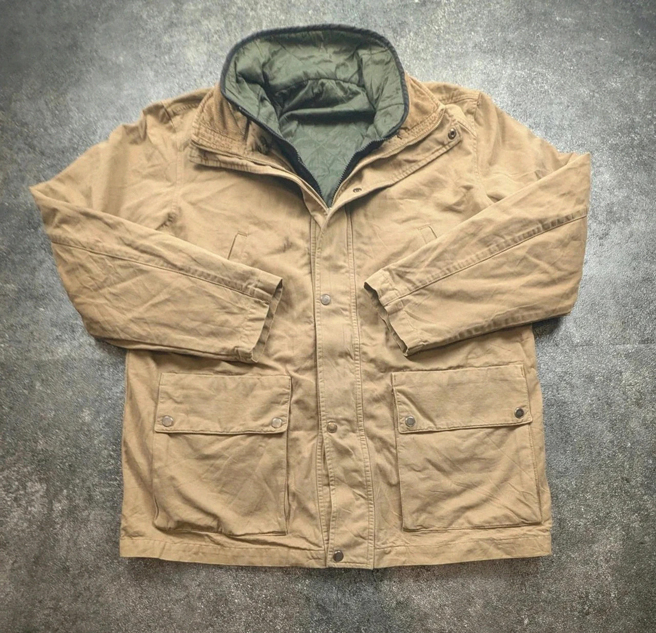 Veste Field Jacket Workwear XXL beige Made in Italy doublure doudoune amovible – WORKWEAR – taille XXL 2