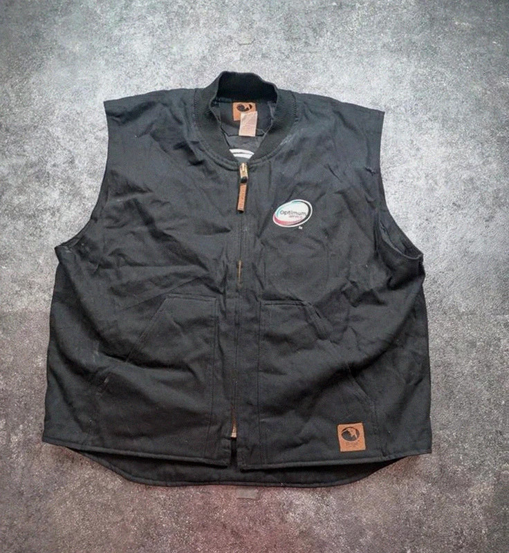Gilet Berne 2XL Workwear Utility Vest noir matelassé Usa Optimum Service – WORKWEAR – taille XXL 2