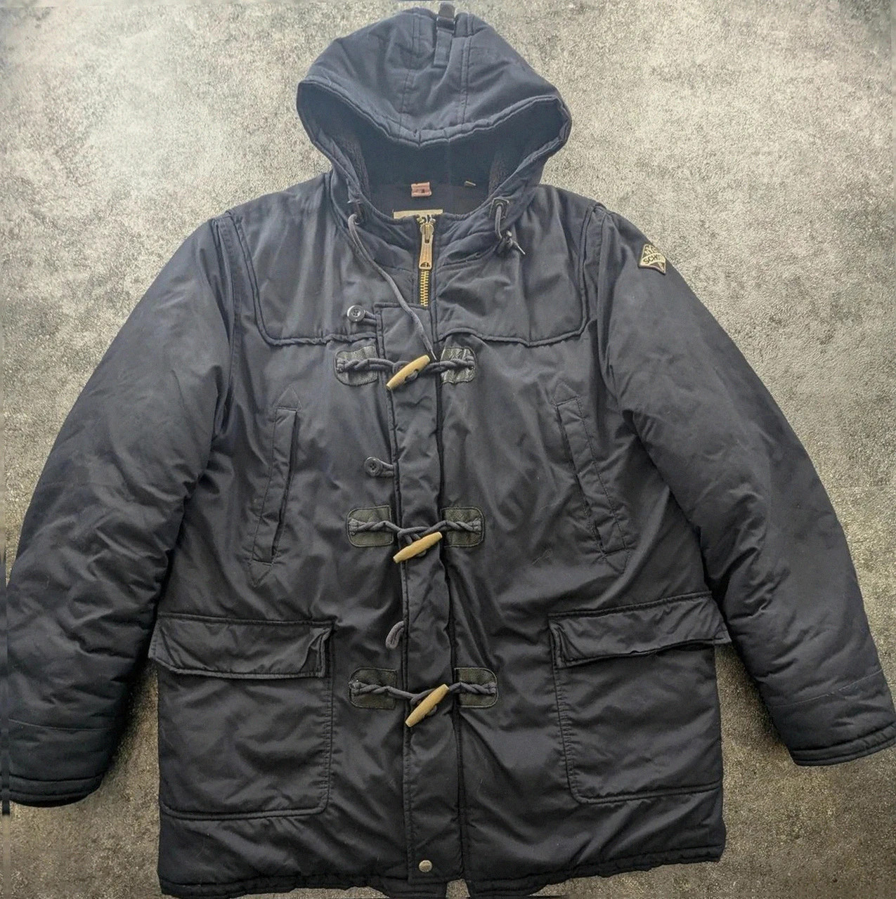 Parka duffle coat schott nyc underground y2k vintage streetwear navy capuche Xxl
