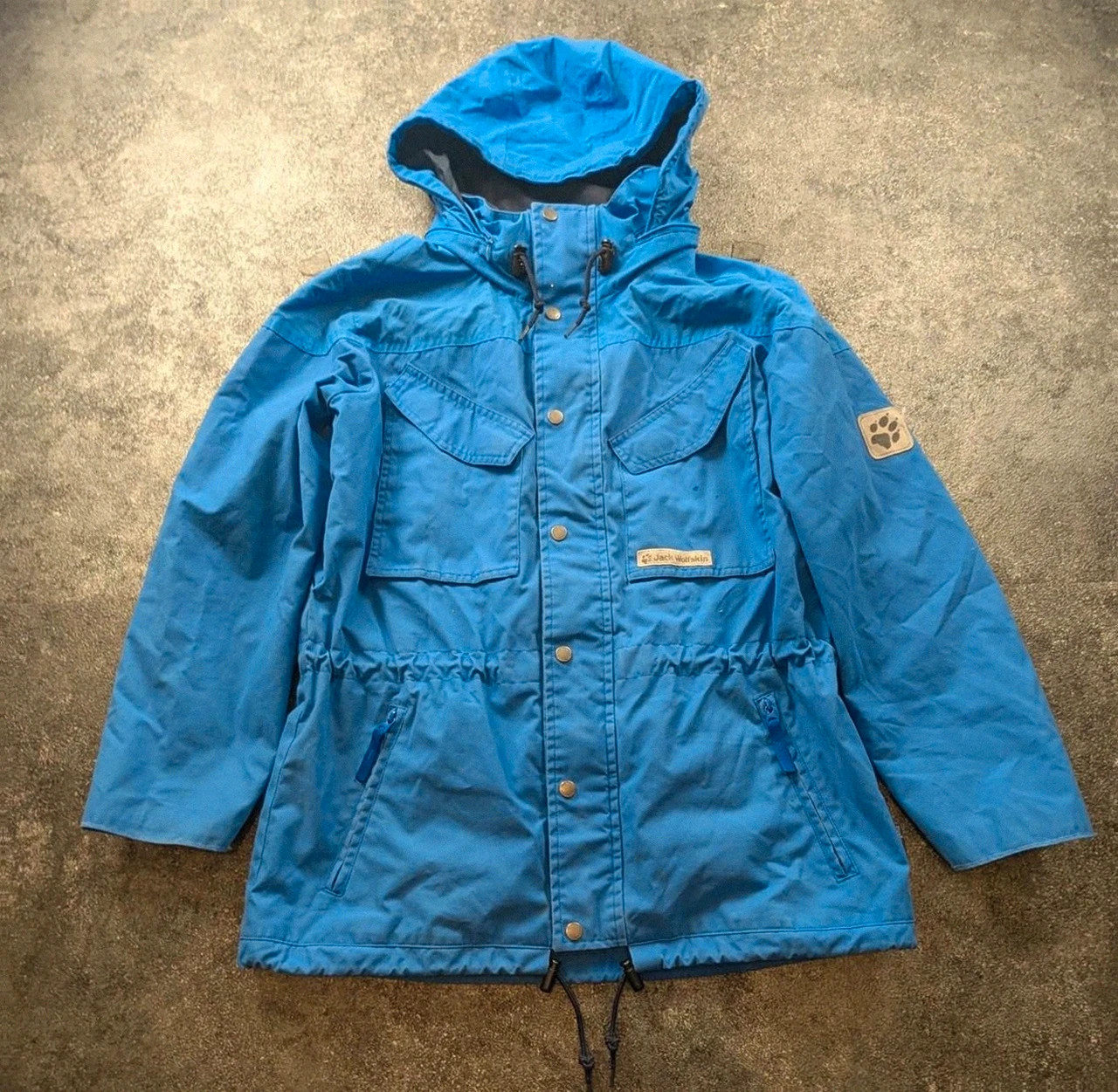 Jack Wolfskin Function 65 veste parka outdoor vintage bleu S – Gorpcore Hiking 90s – Jack Wolfskin – taille S 2