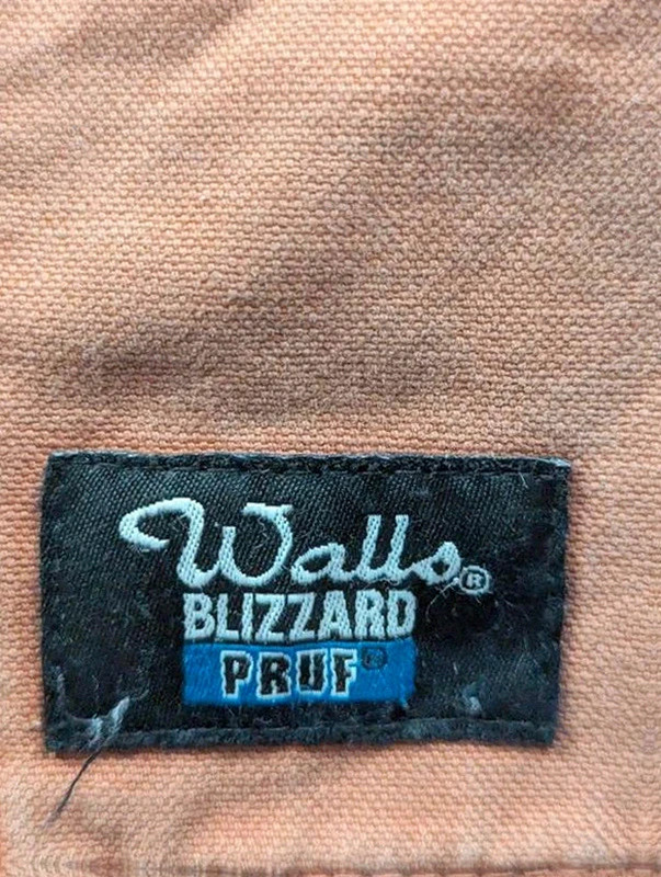 Veste workwear vintage Walls Blizzard Pruf L canvas marron chore jacket doublée – Walls – taille L 3