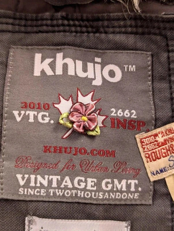 Parka Khujo Vintage Gmt Y2K gris anthracite style workwear utility taille S – khujo – taille S / 36 / 8 4
