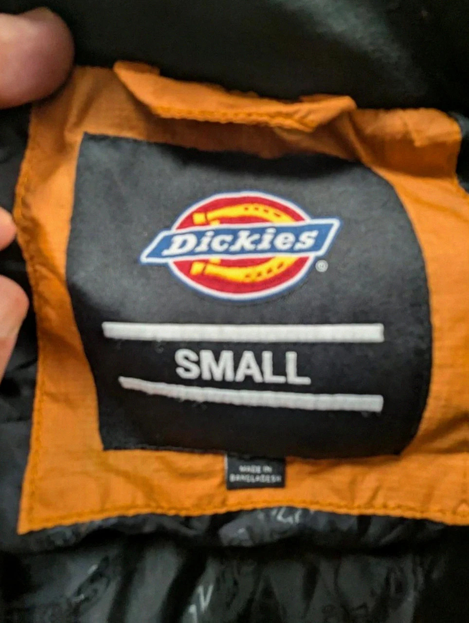 Dickies Doudoune Matelassée Homme Coloris Camel / Ocre Taille S (convient plutôt à un L) – Dickies – taille S 5