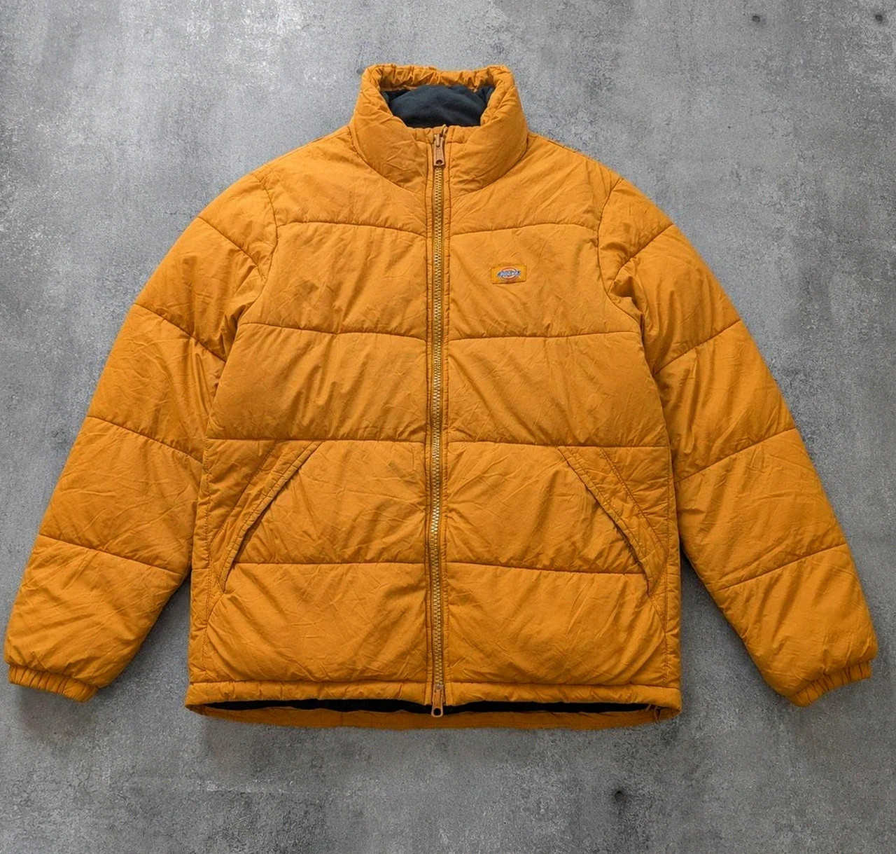 Dickies Doudoune Matelassée Homme Coloris Camel / Ocre Taille S (convient plutôt à un L)