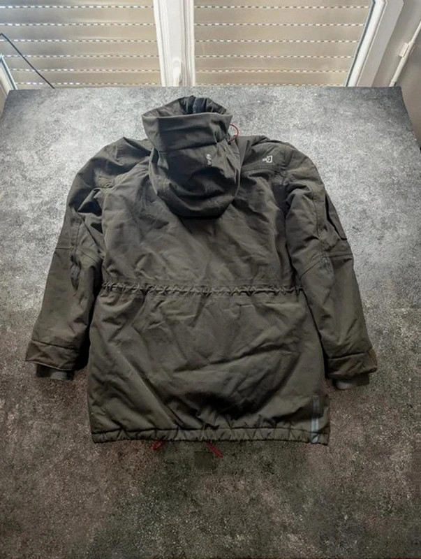 Parka Didriksons 1913 Dry5 S/M – veste technique outdoor grise à capuche – Didriksons – taille S 5