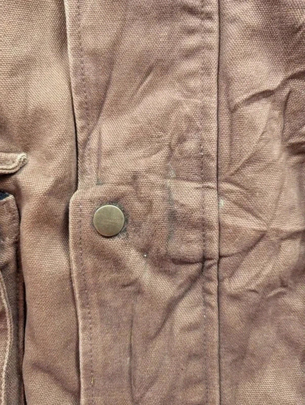 Five Brother Field Jacket Chore Coat Workwear 2XL marron col velours doublée vintage – WORKWEAR – taille XXL 3