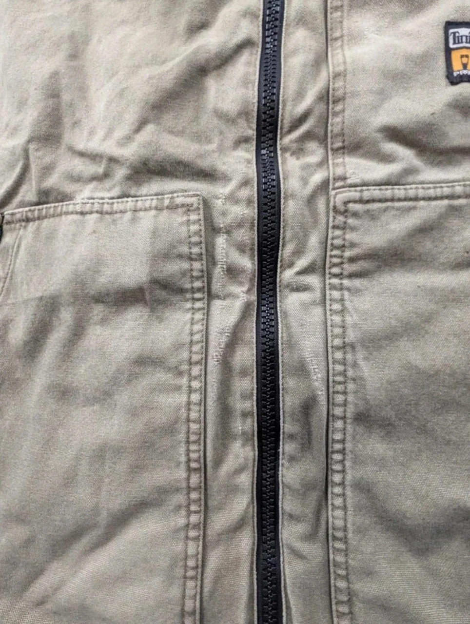 Timberland Pro Series gilet workwear canvas vintage 2009 XL patiné – Timberland – taille XXXL 3