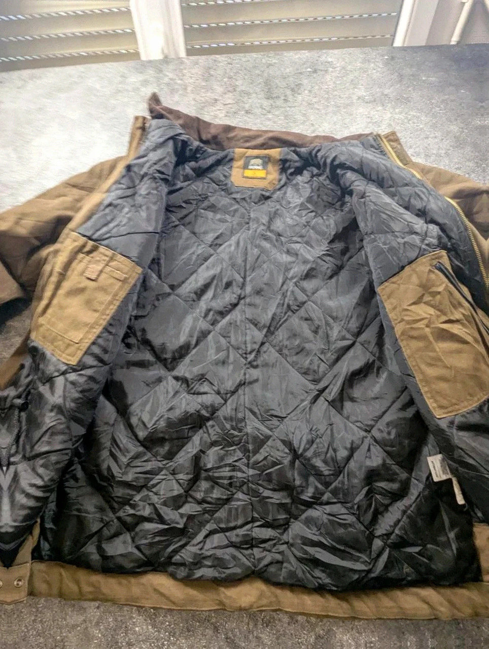 Veste Berne Workwear L Tall oversize XL marron Duck Canvas Chore Jacket US – WORKWEAR – taille L 4