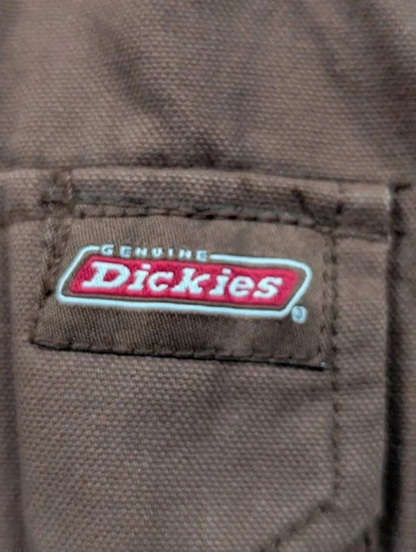 Dickies veste workwear vintage marron canvas doublée capuche XXL oversize – Dickies – taille XXL 4