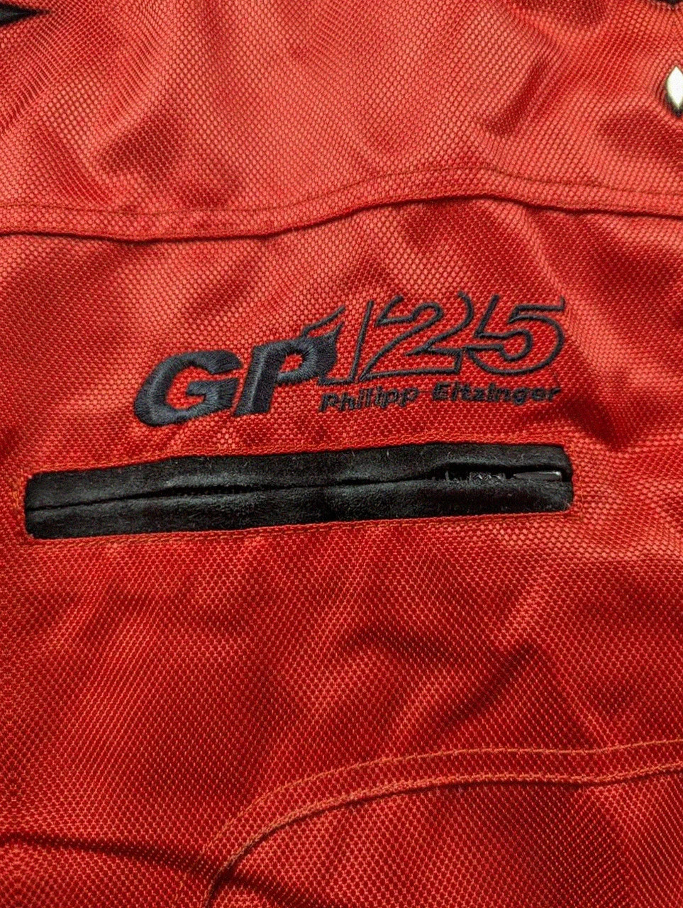 Veste moto Wintex Racing GP125 rouge noire daim protections biker Y2K 56 vintage dressing – Vintage Dressing – taille XL 4